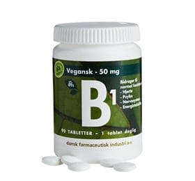 Se B1 50 mg Vegansk 90 tab. ❤ Kæmpe udvalg i KopK ❤ Hurtig levering: 1 - 2 Hverdage samt billig fragt - Varenummer: HG-53600 og barcode / Ean: &