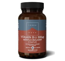 Stort online udvalg i Terranova B12 vitamin 500 mcg 50 kapsler ❤ Terranova ❤ Hurtig levering: 1 - 2 Hverdage og gratis fragt v/køb over 295 kr. GLS til pakkeshop ❤ Varenummer: HG-22945 og barcode / Ean: 5060203790349 på lager - Kæmpe udvalg i Kosttilskud - Over 434 design mærker på udsalg