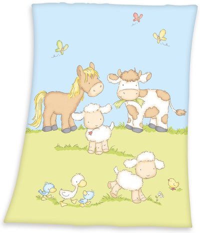 Se Babybest Bondegårdsdyr Fleece tæppe - 75 x 100 cm ✔ Kæmpe udvalg i Babybest ✔ Hurtig levering: 1 - 2 Hverdage samt billig fragt - Varenummer: MMA-2010233 og barcode / Ean: '4006891867520 på lager - Udsalg på Fleece tæpper til børn Spar op til 58% - Over 454 kendte brands på udsalg