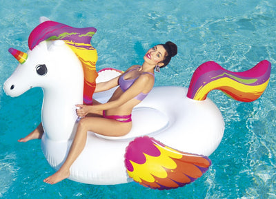 Se Badedyr Fantasy ''Unicorn'' 224 x 164 cm ✔ Kæmpe udvalg i  Bestway ✔ Hurtig levering: 1 - 2 Hverdage samt billig fragt - Varenummer: MMA-17841113 og barcode / Ean: '6942138947502 på lager - Udsalg på Badedyr, både og bolde Spar op til 64% - Over 434 design brands på udsalg