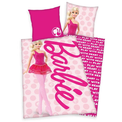 Se Barbie Sengetøj - 100 procent bomuld ✔ Kæmpe udvalg i  mmaction ✔ Hurtig levering: 1 - 2 Hverdage samt billig fragt - Varenummer: MMA-2010171 og barcode / Ean: '4006891937681 på lager - Udsalg på Øvrigt sengetøj til Børn Spar op til 52% - Over 434 design mærker på udsalg