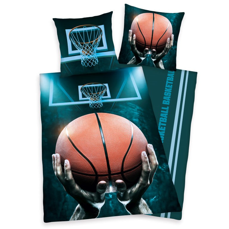 Se Basketball Sengetøj - 100 procent bomuld ✔ Kæmpe udvalg i  mmaction ✔ Hurtig levering: 1 - 2 Hverdage samt billig fragt - Varenummer: MMA-2010084 og barcode / Ean: &