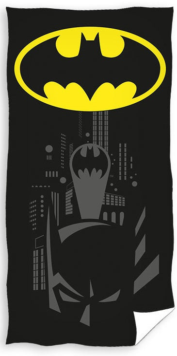 Se Batman Badehåndklæde - 100 procent bomuld ✔ Kæmpe udvalg i Mmaction ✔ Hurtig levering: 1 - 2 Hverdage samt billig fragt - Varenummer: MMA-2040196 og barcode / Ean: '5902689472145 på lager - Udsalg på Badehåndklæder til Børn Spar op til 64% - Over 454 design mærker på udsalg