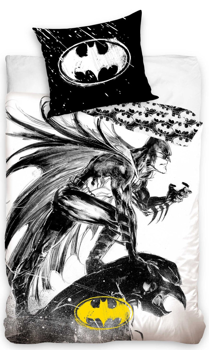 Se Batman Sengetøj 2 150 x 210 cm - 100 procent bomuld ✔ Kæmpe udvalg i Mmaction ✔ Hurtig levering: 1 - 2 Hverdage samt billig fragt - Varenummer: MMA-2040338 og barcode / Ean: &