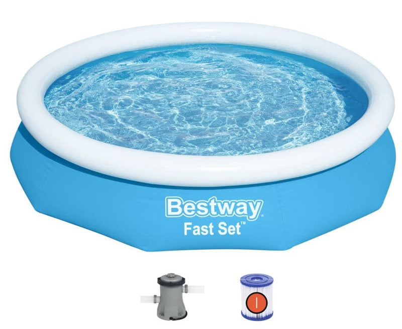 Se Bestway Fast Set Pool Sæt 305 x 66cm m/filter pumpe ✔ Kæmpe udvalg i  Bestway ✔ Hurtig levering: 1 - 2 Hverdage samt billig fragt - Varenummer: MMA-17857458 og barcode / Ean: &