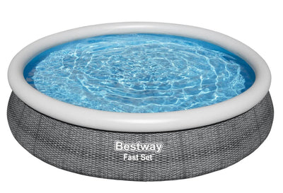 Se Bestway Fast Set Pool 366 x 76cm (Ny model) ✔ Kæmpe udvalg i  Bestway ✔ Hurtig levering: 1 - 2 Hverdage samt billig fragt - Varenummer: MMA-17857443 og barcode / Ean: '6941607309506 på lager - Udsalg på Badebassin/pools til pumpe Spar op til 52% - Over 1454 design brands på udsalg