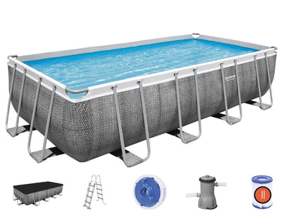 Se Bestway Power Steel Rektangulær Pool 488 x 244 x 122 cm Special Edition ❤ Kæmpe udvalg i Bestway ❤ Hurtig levering: 1 - 2 Hverdage samt billig fragt - Varenummer: MMA-17856996 og barcode / Ean: '6942138987621 på lager - Udsalg på Badebassin/pools til pumpe Spar op til 54% - Over 454 kendte mærker på udsalg