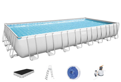 Se Bestway Power Steel Rektangulær Pool 956 x 488 x 132 cm ❤ Kæmpe udvalg i Bestway ❤ Hurtig levering: 1 - 2 Hverdage samt billig fragt - Varenummer: MMA-17856623 og barcode / Ean: '6942138970357 på lager - Udsalg på Badebassin/pools til pumpe Spar op til 59% - Over 454 kendte mærker på udsalg