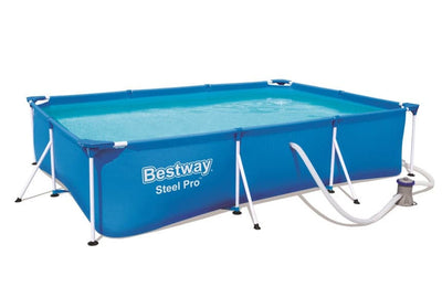 Se Bestway Steel Pro Frame Pool  300 x 201 x 66 cm m/filter pumpe ✔ Kæmpe udvalg i  Bestway ✔ Hurtig levering: 1 - 2 Hverdage samt billig fragt - Varenummer: MMA-17856411 og barcode / Ean: '6942138949605 på lager - Udsalg på Badebassin/pools til pumpe Spar op til 55% - Over 1454 design brands på udsalg