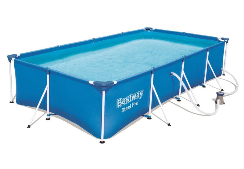 Se Bestway Steel Pro Frame Pool  400 x 211 x 81cm m/filter pumpe ✔ Kæmpe udvalg i  Bestway ✔ Hurtig levering: 1 - 2 Hverdage samt billig fragt - Varenummer: MMA-17856424 og barcode / Ean: &