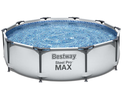 Se Bestway Steel Pro MAX Frame Pool 305 x 76 cm ✔ Kæmpe udvalg i  Bestway ✔ Hurtig levering: 1 - 2 Hverdage samt billig fragt - Varenummer: MMA-17856406 og barcode / Ean: '6942138981797 på lager - Udsalg på Badebassin/pools til pumpe Spar op til 62% - Over 1454 design brands på udsalg