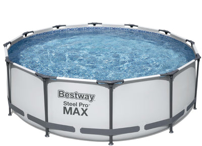 Se Bestway Steel Pro MAX Frame Pool 366 x 100cm m/filter pumpe, stige ✔ Kæmpe udvalg i  Bestway ✔ Hurtig levering: 1 - 2 Hverdage samt billig fragt - Varenummer: MMA-17856418 og barcode / Ean: '6942138982435 på lager - Udsalg på Badebassin/pools til pumpe Spar op til 67% - Over 1454 design brands på udsalg