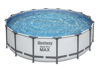 Se Bestway Steel Pro MAX Frame Pool 488 x 122 cm m/pumpe, stige m.v. ✔ Kæmpe udvalg i  Bestway ✔ Hurtig levering: 1 - 2 Hverdage samt billig fragt - Varenummer: MMA-178561202 og barcode / Ean: '6942138983388 på lager - Udsalg på Badebassin/pools til pumpe Spar op til 63% - Over 1454 design brands på udsalg
