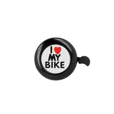 Se BIKE Cykel ringeklokke i aluminium Ø5.5cm - I Love My Bike - Sort ❤ Kæmpe udvalg i Forever ❤ Hurtig levering: 1 - 2 Hverdage samt billig fragt - Varenummer: CPD-BN55BIKE00022 og barcode / Ean: '5900495963581 på lager - Udsalg på Bolig og fritid Spar op til 52% - Over 322 kendte brands på udsalg