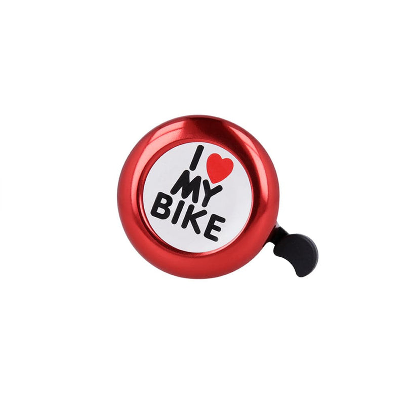 Se BIKE Cykel ringeklokke i aluminium Ø5.5cm - I Love My Bike - Rød ❤ Kæmpe udvalg i Forever ❤ Hurtig levering: 1 - 2 Hverdage samt billig fragt - Varenummer: CPD-BN55BIKE00023 og barcode / Ean: &