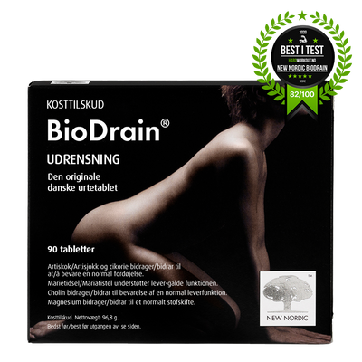 Stort online udvalg i New Nordic Biodrain 90 tabletter ❤ New Nordic ❤ Hurtig levering: 1 - 2 Hverdage og gratis fragt v/køb over 295 kr. GLS til pakkeshop ❤ Varenummer: HG-45001 og barcode / Ean: 5021807450015 på lager - Kæmpe udvalg i New Nordic - Over 454 design brands på udsalg