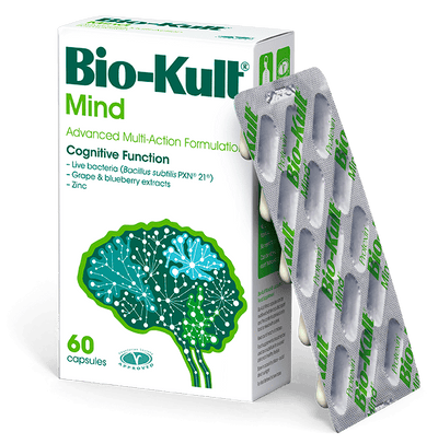 Stort online udvalg i Bio-Kult Mind 60 kapsler ❤ Bio-Kult ❤ Hurtig levering: 1 - 2 Hverdage og gratis fragt v/køb over 295 kr. GLS til pakkeshop ❤ Varenummer: HG-225105 og barcode / Ean: 5027314498571 på lager - Kæmpe udvalg i Hjerne & hjerte - Over 312 kendte brands på udsalg