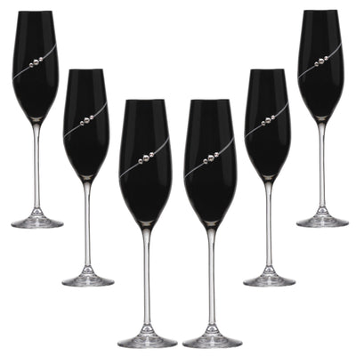 Se Matrivo Black New Pen Champagneglas med Swarovski krystaller - 6 stk. ❤ Stort online udvalg i Matrivo ❤ Hurtig levering: 1 - 2 Hverdage samt billig fragt ❤ Varenummer: MAT-12925 og barcode / Ean: 8584007013550 på lager - Udsalg på Vinglas - Over 857 kendte brands på udsalg