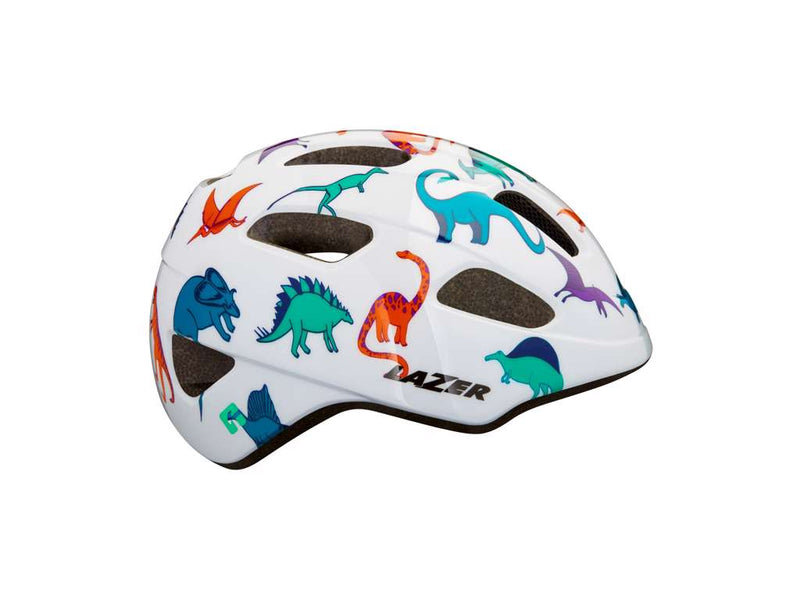 Se Lazer Pnut KinetiCore - Cykelhjelm barn - Str. 46-52 cm - Dinosaurs ❤ Stort online udvalg i Lazer ❤ Hurtig levering: 1 - 2 Hverdage samt billig fragt - Varenummer: CKP-5400974014686 og barcode / Ean: &