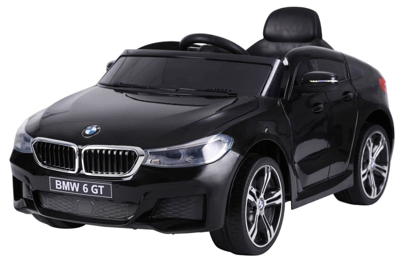 Se BMW 6 GT elbil til børn 12v Sort m/Gummihjul, 2.4G Remote, 12V7AH ❤ Kæmpe udvalg i Megaleg ❤ Hurtig levering: 1 - 2 Hverdage samt billig fragt - Varenummer: MMA-28023 og barcode / Ean: &