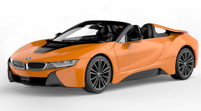 Se BMW i8 Roadster Fjernstyret Bil 1:12, 2.4G ✔ Kæmpe udvalg i  Rastar ✔ Hurtig levering: 1 - 2 Hverdage samt billig fragt - Varenummer: MMA-20895500 og barcode / Ean: '6930751316423 på lager - Udsalg på Fjernstyret Biler, Større Spar op til 53% - Over 324 kendte brands på udsalg