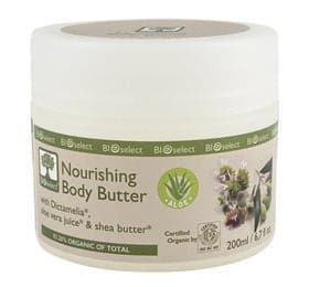 Stort online udvalg i Bioselect Body Butter aloe vera 200ml. ❤ Bioselect ❤ Hurtig levering: 1 - 2 Hverdage og gratis fragt v/køb over 295 kr. GLS til pakkeshop ❤ Varenummer: HG-13548 og barcode / Ean: 5200306431491 på lager - Kæmpe udvalg i Personlig pleje - Over 350 kendte brands på udsalg