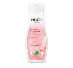 Stort online udvalg i Weleda Body Lotion Sensitive 200 ml. ❤ Weleda ❤ Hurtig levering: 1 - 2 Hverdage og gratis fragt v/køb over 295 kr. GLS til pakkeshop ❤ Varenummer: HG-51225 og barcode / Ean: 4001638529464 på lager - Kæmpe udvalg i Personlig pleje - Over 300 kendte brands på udsalg