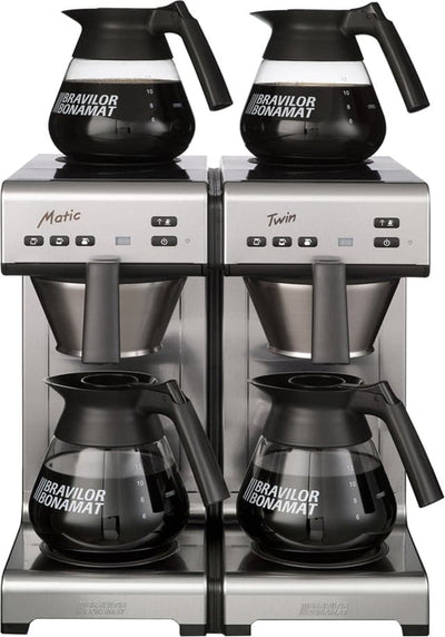 Se Bravilor Bonamat Matic Twin filterkaffemaskine ❤ Stort online udvalg i Bravilor Bonamat ❤ Hurtig levering: 1 - 2 Hverdage samt billig fragt ❤ Varenummer: ELG-15919 og barcode / Ean: 8713441051242 på lager - Udsalg på Kaffemaskine - Over 454 design mærker på udsalg