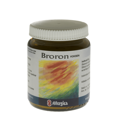 Stort online udvalg i Allergica Broron Voksen 50 g. ❤ Allergica ❤ Hurtig levering: 1 - 2 Hverdage og gratis fragt v/køb over 295 kr. GLS til pakkeshop ❤ Varenummer: HG-6505 og barcode / Ean: 5703157026378 på lager - Kæmpe udvalg i Sundhed - Over 315 kendte brands på udsalg