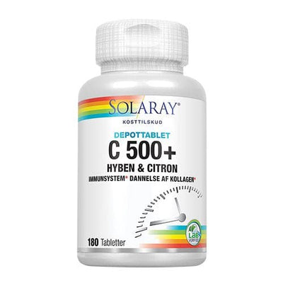 Stort online udvalg i Solaray C-Vitamin C500+ Hyben & Citron 180 tabletter ❤ Solaray ❤ Hurtig levering: 1 - 2 Hverdage og gratis fragt v/køb over 295 kr. GLS til pakkeshop ❤ Varenummer: HG-7301 og barcode / Ean: 076280195798 på lager - Kæmpe udvalg i Sundhed - Over 434 design mærker på udsalg