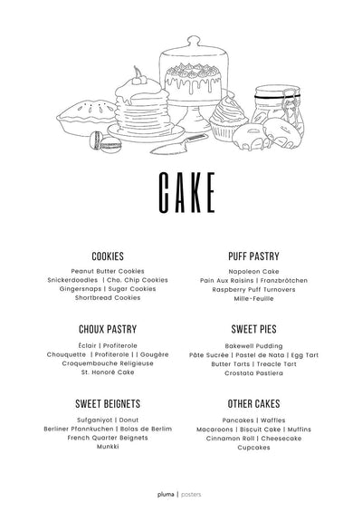 Se Cake af Pluma Posters ❤ Stort online udvalg i Pluma Posters ❤ Hurtig levering: 1 - 2 Hverdage samt billig fragt ❤ Varenummer: ILL-15695 og barcode / Ean: på lager - Udsalg på Illux Art shop - Pluma Posters - Mad og drikke - Tekst og citater Spar op til 57% - Over 424 kendte brands på udsalg