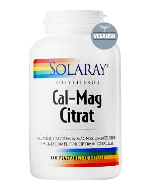 Stort online udvalg i Solaray Cal-Mag Citrat 180 kapsler ❤ Solaray ❤ Hurtig levering: 1 - 2 Hverdage og gratis fragt v/køb over 295 kr. GLS til pakkeshop ❤ Varenummer: HG-7954 og barcode / Ean: 076280118445 på lager - Kæmpe udvalg i Sundhed - Over 434 design mærker på udsalg