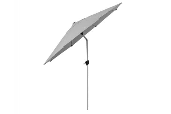 Se Cane-line Sunshade Parasol, Ø 3 meter, m/tilt, Light Grey ❤ Stort online udvalg i &