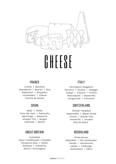 Se Cheese af Pluma Posters ❤ Stort online udvalg i Pluma Posters ❤ Hurtig levering: 1 - 2 Hverdage samt billig fragt ❤ Varenummer: ILL-15701 og barcode / Ean: på lager - Udsalg på Illux Art shop - Pluma Posters - Mad og drikke - Tekst og citater Spar op til 52% - Over 424 kendte brands på udsalg