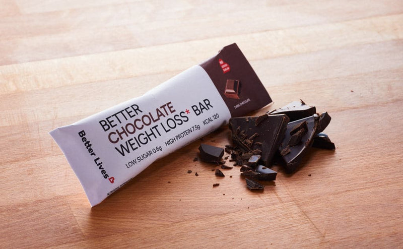 Se Betterlives Protein weight loss bar - chokolade ❤ Kæmpe udvalg i KopK ❤ Hurtig levering: 1 - 2 Hverdage samt billig fragt - Varenummer: HG-10500 og barcode / Ean: &