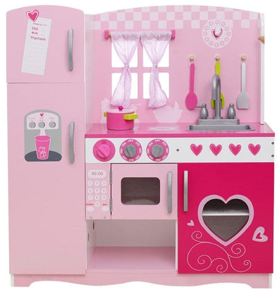 Se Classic World Pink Træ legekøkken til børn ✔ Kæmpe udvalg i  Classic World ✔ Hurtig levering: 1 - 2 Hverdage samt billig fragt - Varenummer: MMA-2294119 og barcode / Ean: '6927049001161 på lager - Udsalg på Legekøkken Spar op til 61% - Over 434 design brands på udsalg
