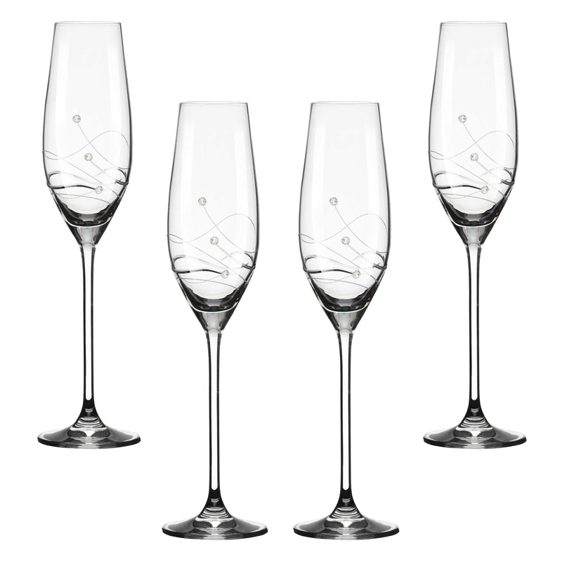 Se Matrivo Clio Champagneglas med Swarovski krystaller - 4 stk. ❤ Stort online udvalg i Matrivo ❤ Hurtig levering: 1 - 2 Hverdage samt billig fragt ❤ Varenummer: MAT-10464 og barcode / Ean: 0745114488527 på lager - Udsalg på Vinglas - Over 857 kendte brands på udsalg