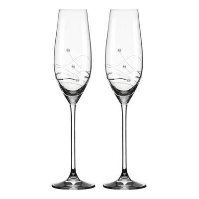 Se Matrivo Clio Champagneglas med Swarovski krystaller - 2 stk. ❤ Stort online udvalg i Matrivo ❤ Hurtig levering: 1 - 2 Hverdage samt billig fragt ❤ Varenummer: MAT-230 og barcode / Ean: 0745114488527 på lager - Udsalg på Vinglas - Over 785 kendte brands på udsalg