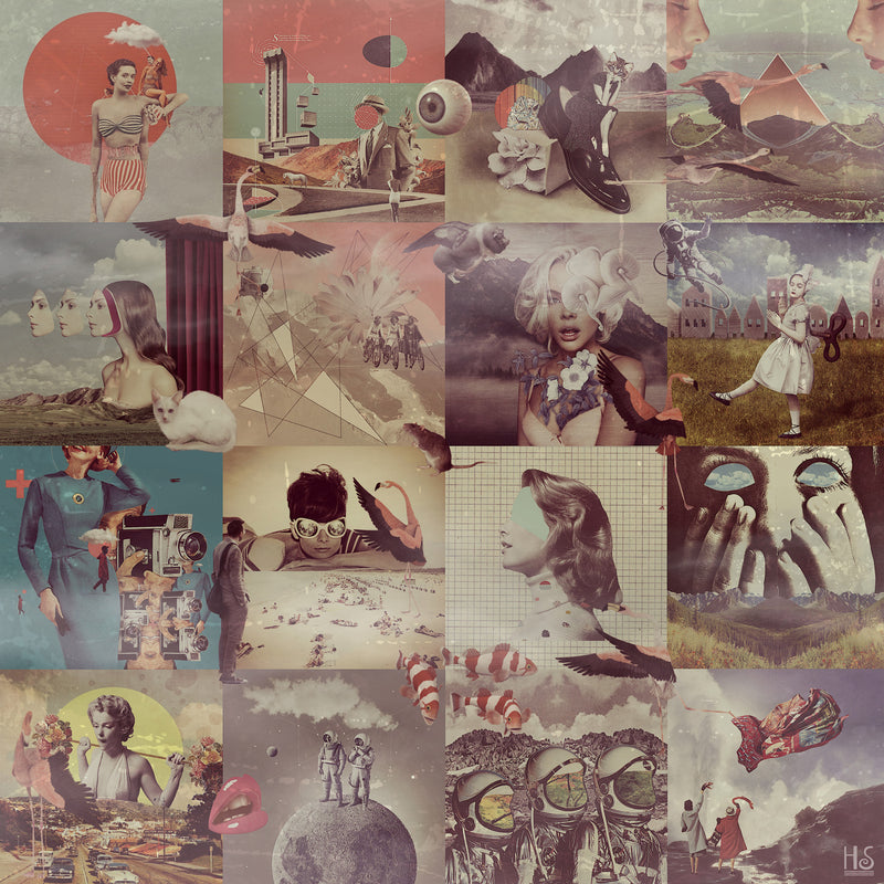 Se Collage Collage af Helt Sort ❤ Stort online udvalg i Helt Sort ❤ Hurtig levering: 1 - 2 Hverdage samt billig fragt ❤ Varenummer: ILL-14003 og barcode / Ean: på lager - Udsalg på Illux Art shop - Helt Sort - Pop art Spar op til 57% - Over 454 design brands på udsalg