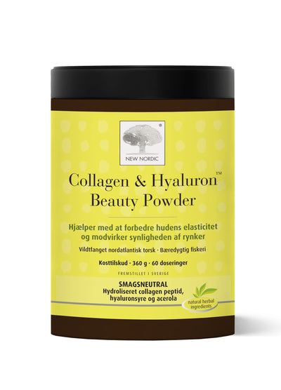 Stort online udvalg i New Nordic Collagen & Hyaluron Beauty Powder 360g ❤ New Nordic ❤ Hurtig levering: 1 - 2 Hverdage og gratis fragt v/køb over 295 kr. GLS til pakkeshop ❤ Varenummer: HG-45151 og barcode / Ean: 5021807003822 på lager - Kæmpe udvalg i New Nordic - Over 454 design brands på udsalg