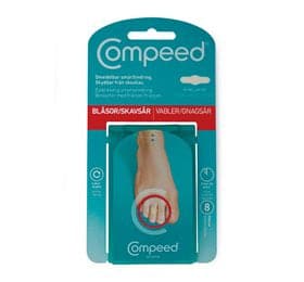 Stort online udvalg i Compeed vabel plaster ml. tær 8 stk. ❤ Compeed ❤ Hurtig levering: 1 - 2 Hverdage og gratis fragt v/køb over 295 kr. GLS til pakkeshop ❤ Varenummer: HG-25871 og barcode / Ean: 3574660127676 på lager - Kæmpe udvalg i Personlig pleje - Over 360 kendte mærker på udsalg