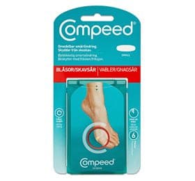 Stort online udvalg i Compeed vabel plaster small 6 stk ❤ Compeed ❤ Hurtig levering: 1 - 2 Hverdage og gratis fragt v/køb over 295 kr. GLS til pakkeshop ❤ Varenummer: HG-19309 og barcode / Ean: 3663555001747 på lager - Kæmpe udvalg i Personlig pleje - Over 360 kendte mærker på udsalg