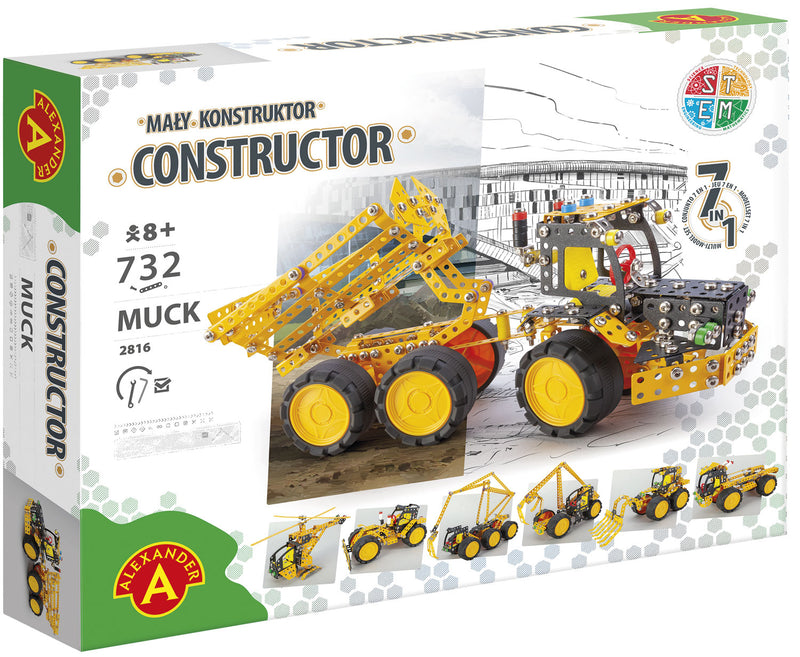 Se Constructor Pro Muck 7-i-1 Metal Konstruktionsbyggesæt ✔ Kæmpe udvalg i  Alexander ✔ Hurtig levering: 1 - 2 Hverdage samt billig fragt - Varenummer: MMA-2182816 og barcode / Ean: &