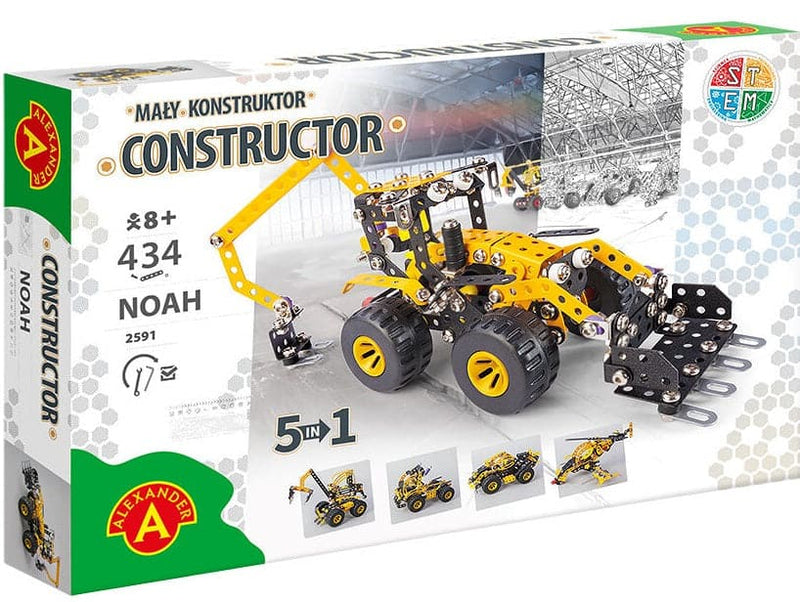 Se Constructor Pro NOAH 5-i-1 Metal Konstruktionsbyggesæt ✔ Kæmpe udvalg i  Alexander ✔ Hurtig levering: 1 - 2 Hverdage samt billig fragt - Varenummer: MMA-2182591 og barcode / Ean: &