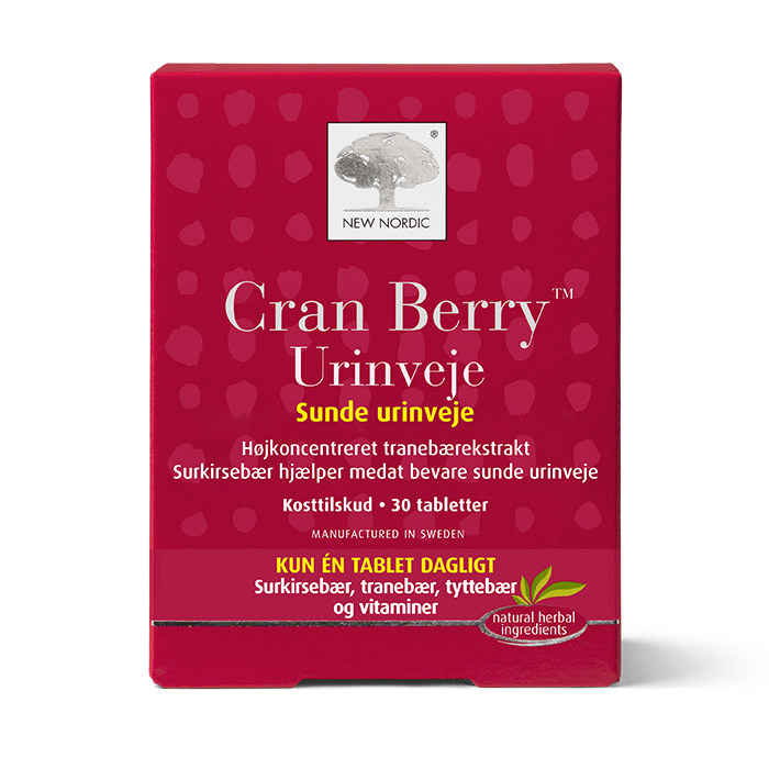 Stort online udvalg i New Nordic Cran Berry 30 tabl. ❤ New Nordic ❤ Hurtig levering: 1 - 2 Hverdage og gratis fragt v/køb over 295 kr. GLS til pakkeshop ❤ Varenummer: HG-45430 og barcode / Ean: 5021807454303 på lager - Kæmpe udvalg i Kosttilskud - Over 454 design brands på udsalg