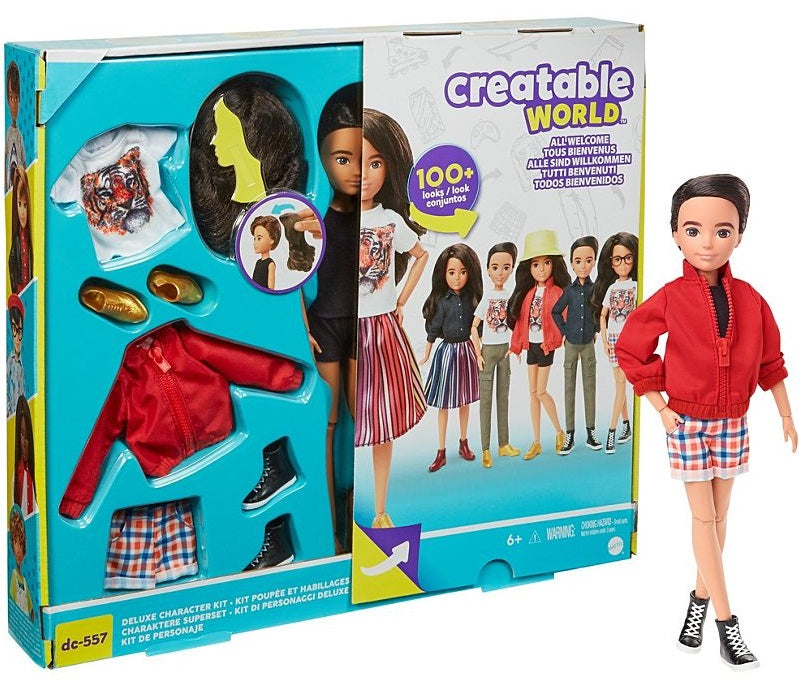 Se Creatable World Deluxe Dukke med kastanjebrunt hår ✔ Kæmpe udvalg i Mattel ✔ Hurtig levering: 1 - 2 Hverdage samt billig fragt - Varenummer: MMA-197110 og barcode / Ean: &