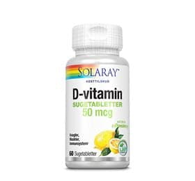 Stort online udvalg i Solaray D-vitamin 50 mcg 60 tab. ❤ Solaray ❤ Hurtig levering: 1 - 2 Hverdage og gratis fragt v/køb over 295 kr. GLS til pakkeshop ❤ Varenummer: HG-28755 og barcode / Ean: 076280490077 på lager - Kæmpe udvalg i Sundhed - Over 434 design mærker på udsalg