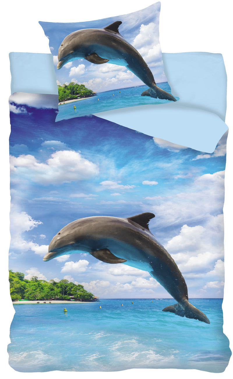 Se Delfin Sengetøj, 100 procent bomuld ✔ Kæmpe udvalg i Mmaction ✔ Hurtig levering: 1 - 2 Hverdage samt billig fragt - Varenummer: MMA-215026 og barcode / Ean: &
