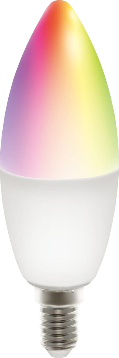 Se Deltaco Candle smart RGB LED-elpære DEL4350011 ❤ Stort online udvalg i Deltaco ❤ Hurtig levering: 1 - 2 Hverdage samt billig fragt ❤ Varenummer: ELG-254384 og barcode / Ean: 7333048048257 på lager - Udsalg på Lamper & belysning - Over 434 design brands på udsalg