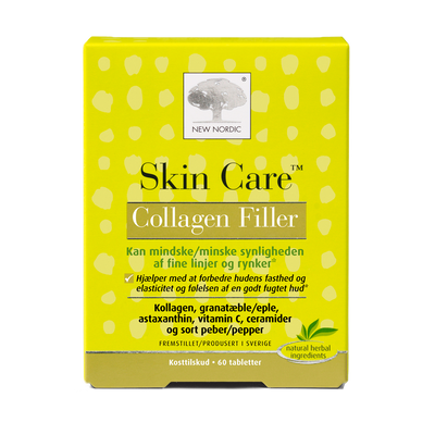 Stort online udvalg i New Nordic Skin Care Collagen Filler 60 tabl. ❤ New Nordic ❤ Hurtig levering: 1 - 2 Hverdage og gratis fragt v/køb over 295 kr. GLS til pakkeshop ❤ Varenummer: HG-45980 og barcode / Ean: 5021807459803 på lager - Kæmpe udvalg i Sundhed - Over 454 design brands på udsalg